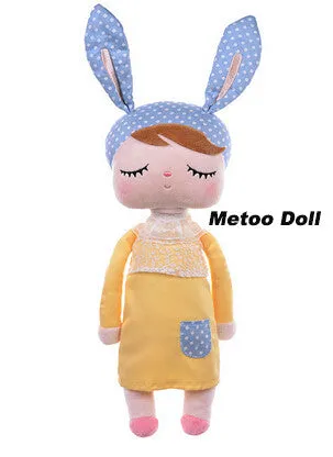 Metoo Dolls Angela rabbit 35cm baby plush toy doll sweet cute stuffed toys Dolls for kids girls Birthday/Christmas Gift