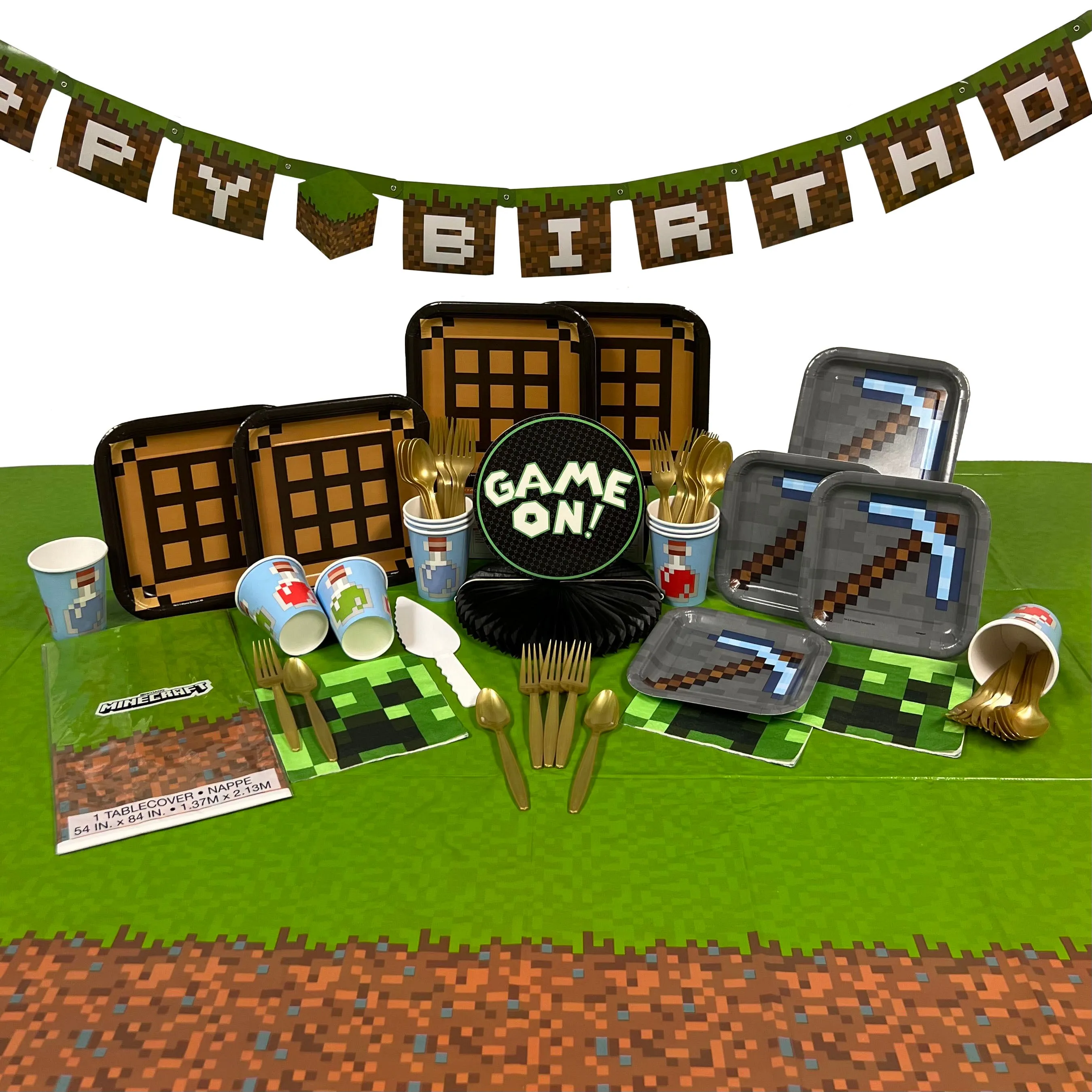 Minecraft Birthday Party Deluxe Kit