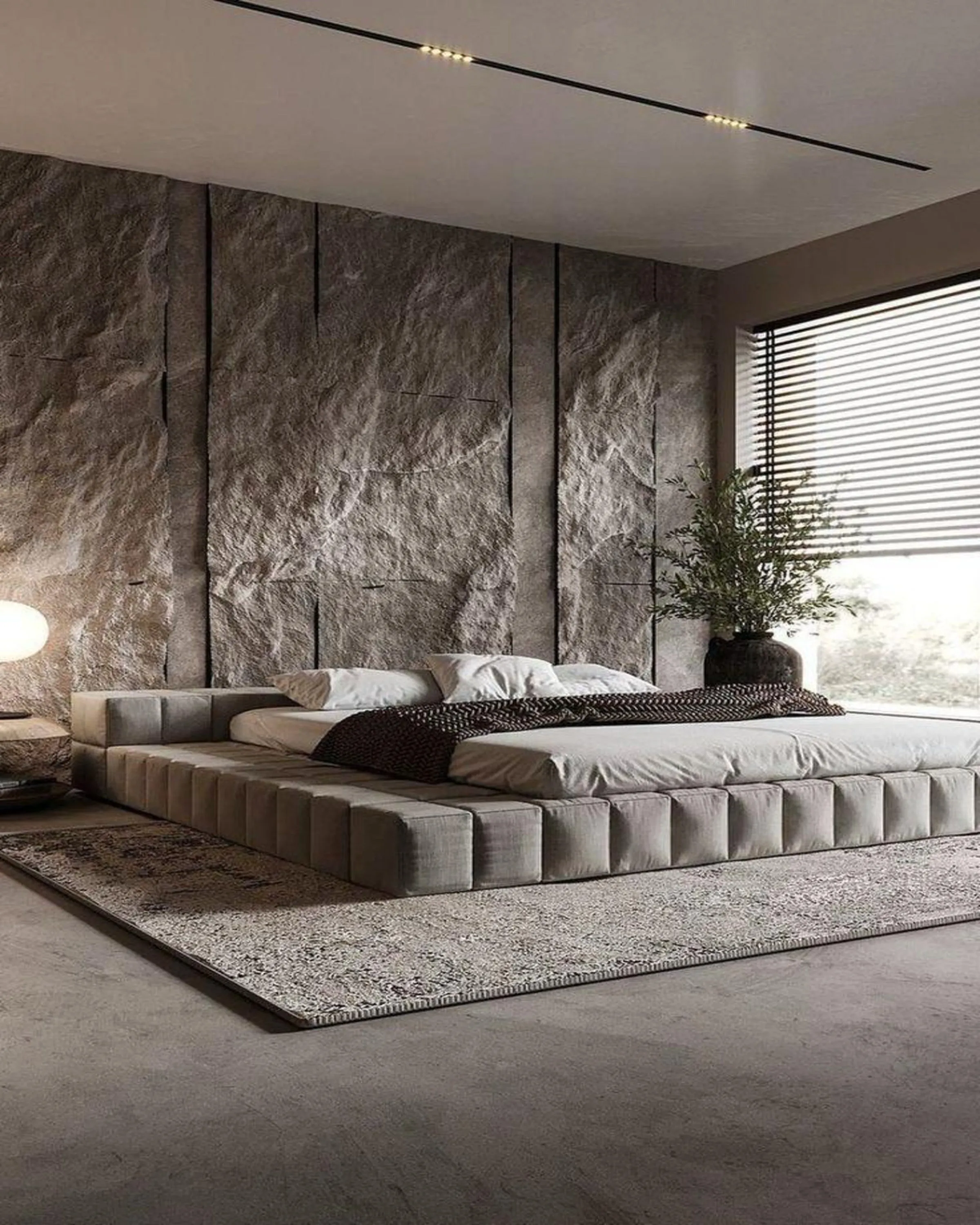 Modern Scandinavian Luxury Room Bed