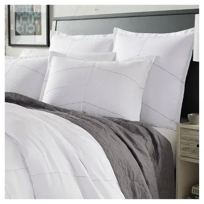 New - White Courtney Comforter Set (Twin) - City Scene