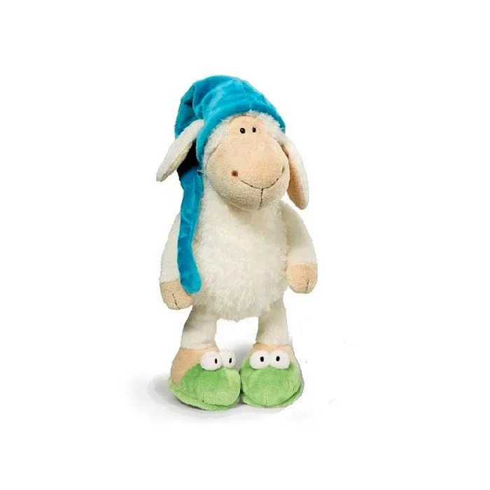 original Hot sale very cute sleepy sheep creative plush toy stuffed toy doll sheep 25cm children baby toy christmas gift