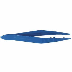 Plastic Thumb Forceps, 5'', Blue - 250/pack