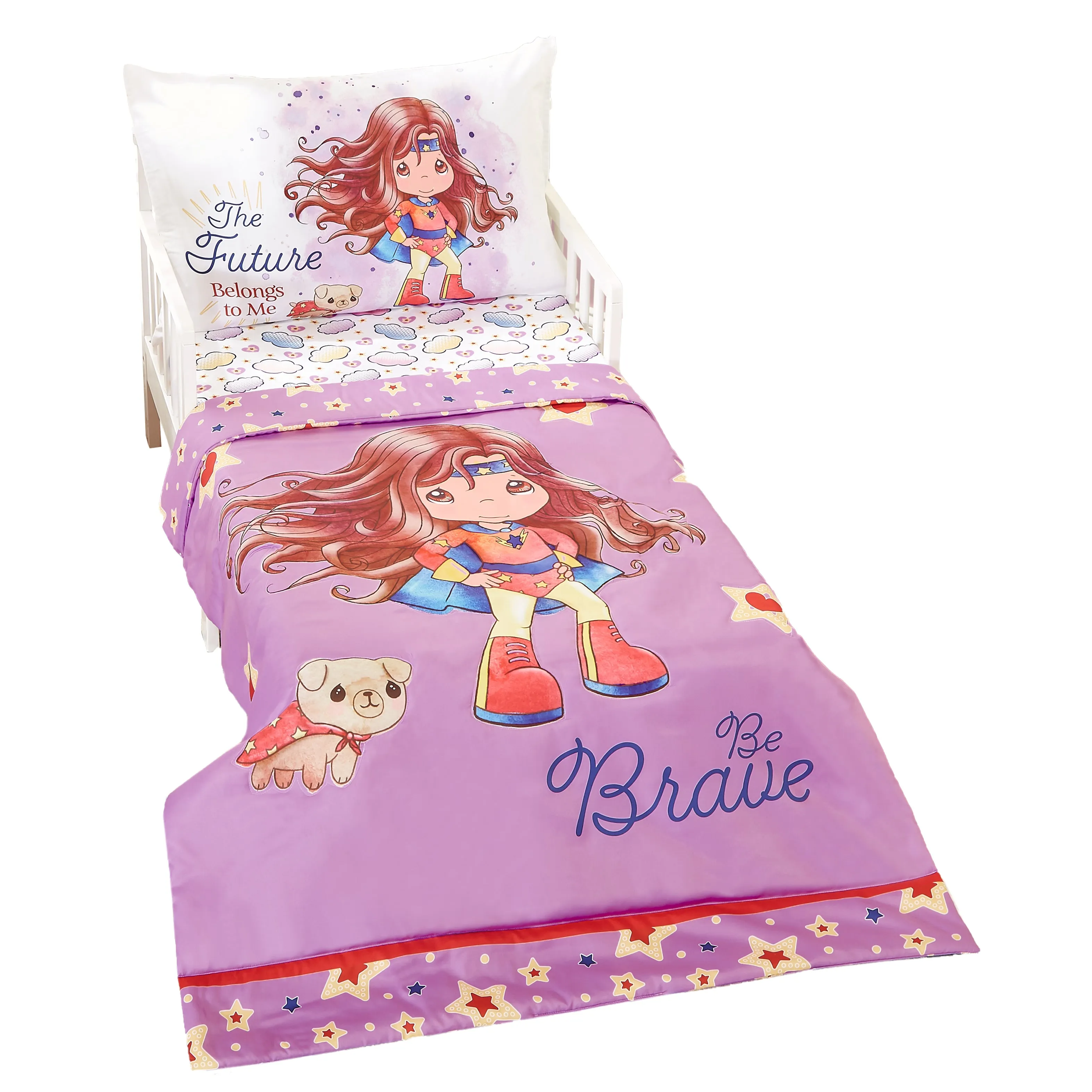 Precious Moments 4 Pc Toddler Bedding Set