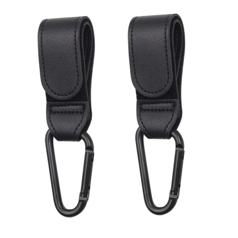 Premium Vegan Leather Stroller Hooks Perfect Gift for Holidays