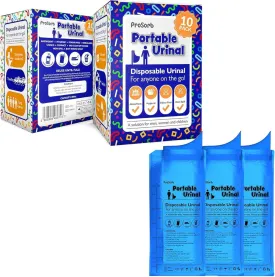 Prosorb Disposable/Portable Urinal for Men x 10