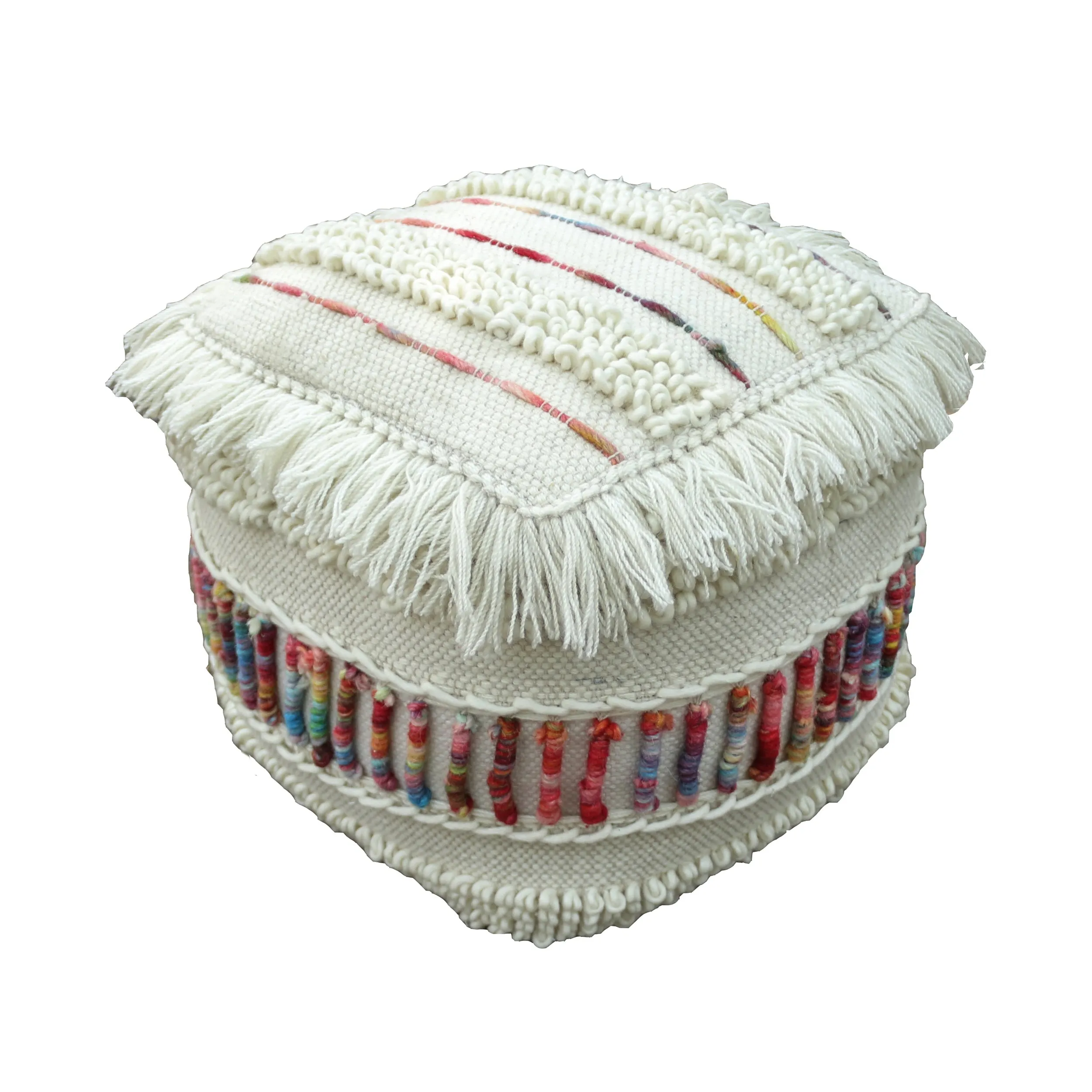 Roth Boho Wool Pouf