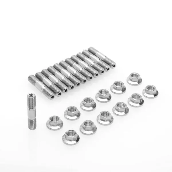 Smith Titanium Top Fuel Tank Lid Stud Kit with Large Flange Nuts