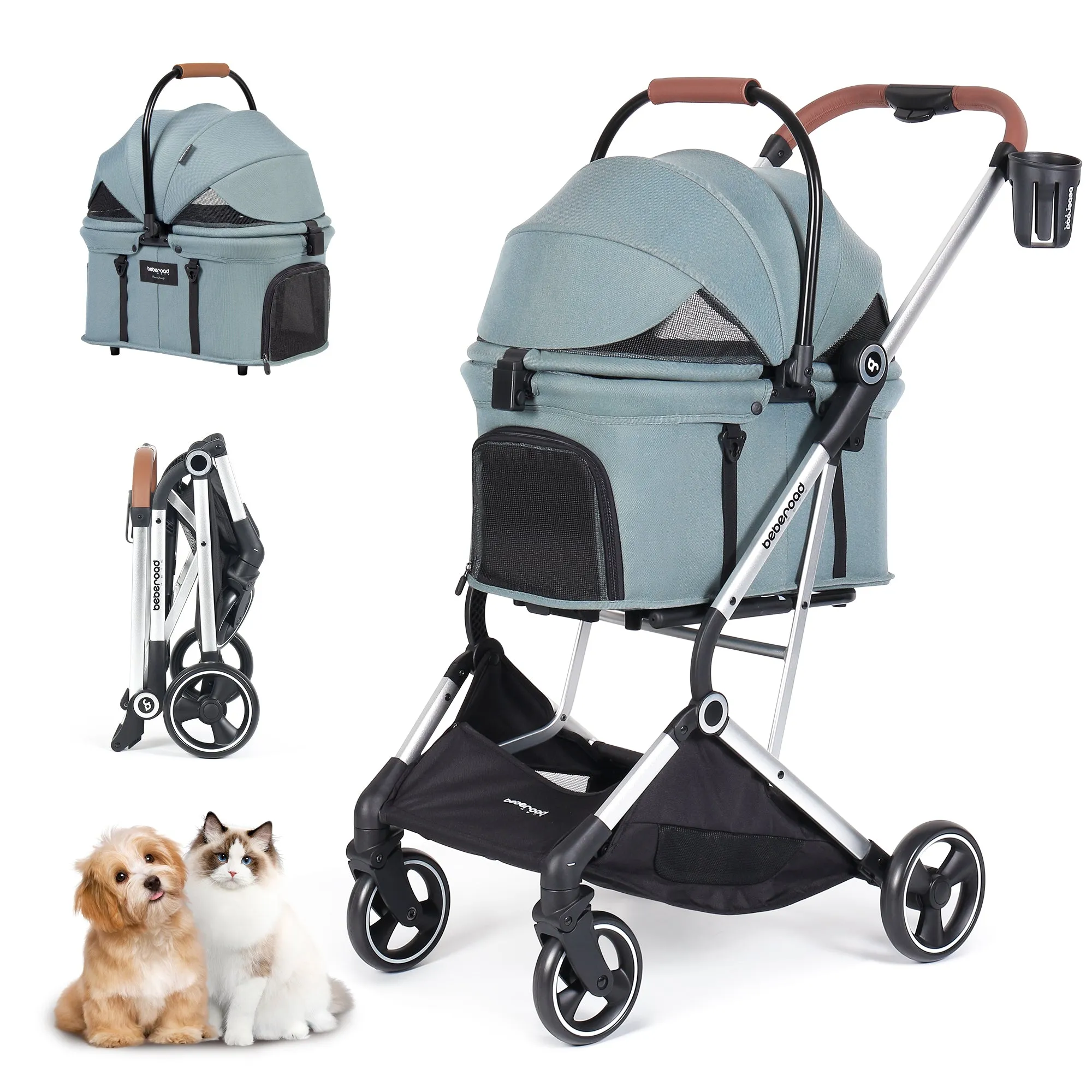 T3 Pro 3-in-1 Pet Stroller