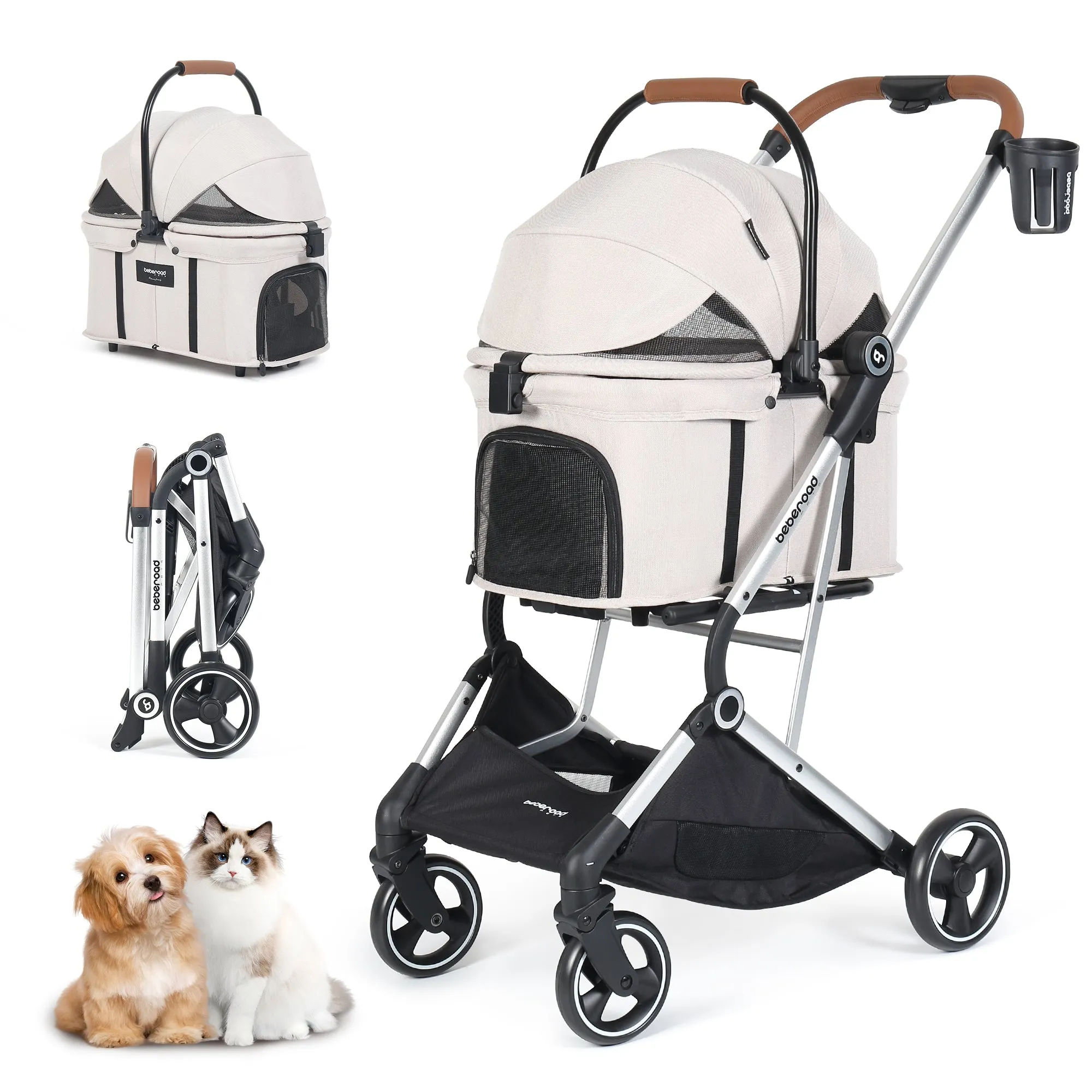 T3 Pro 3-in-1 Pet Stroller