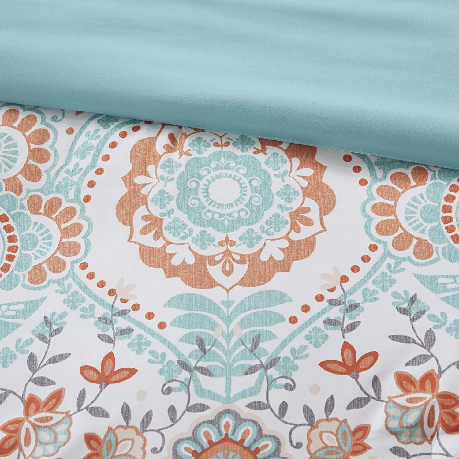 The Floral Paisley Aqua Bed Set