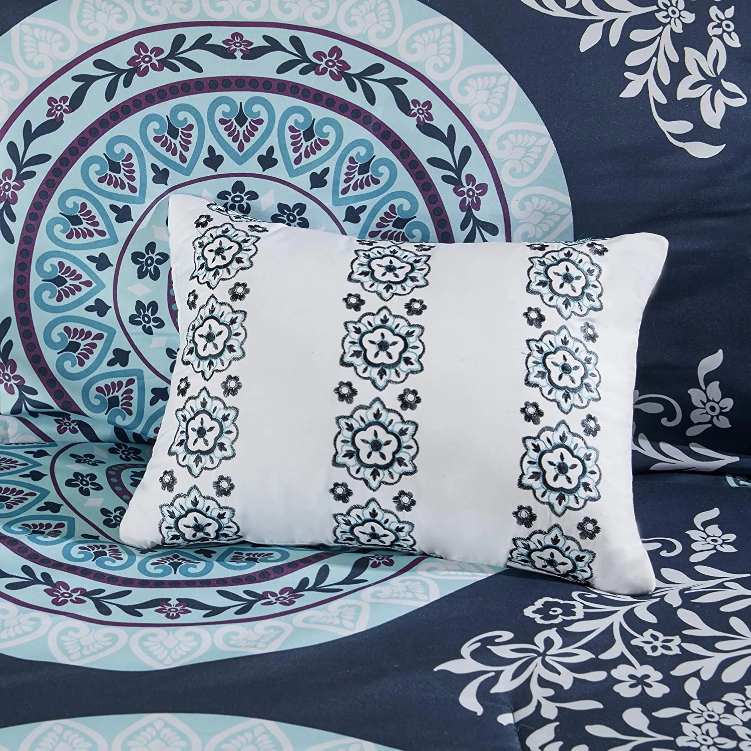 The Floral Paisley Blue Bed Set