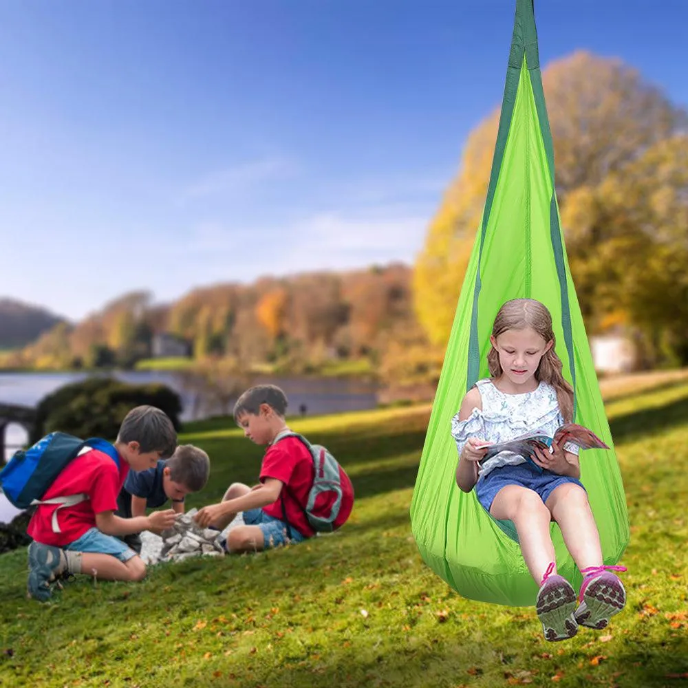 The Snuggle Swing Hanging Chair in 4 different colors