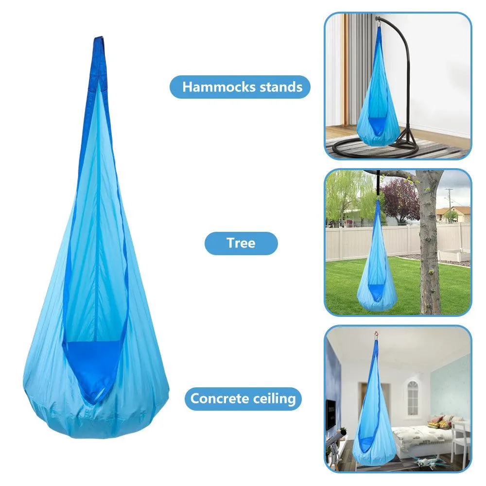 The Snuggle Swing Hanging Chair in 4 different colors