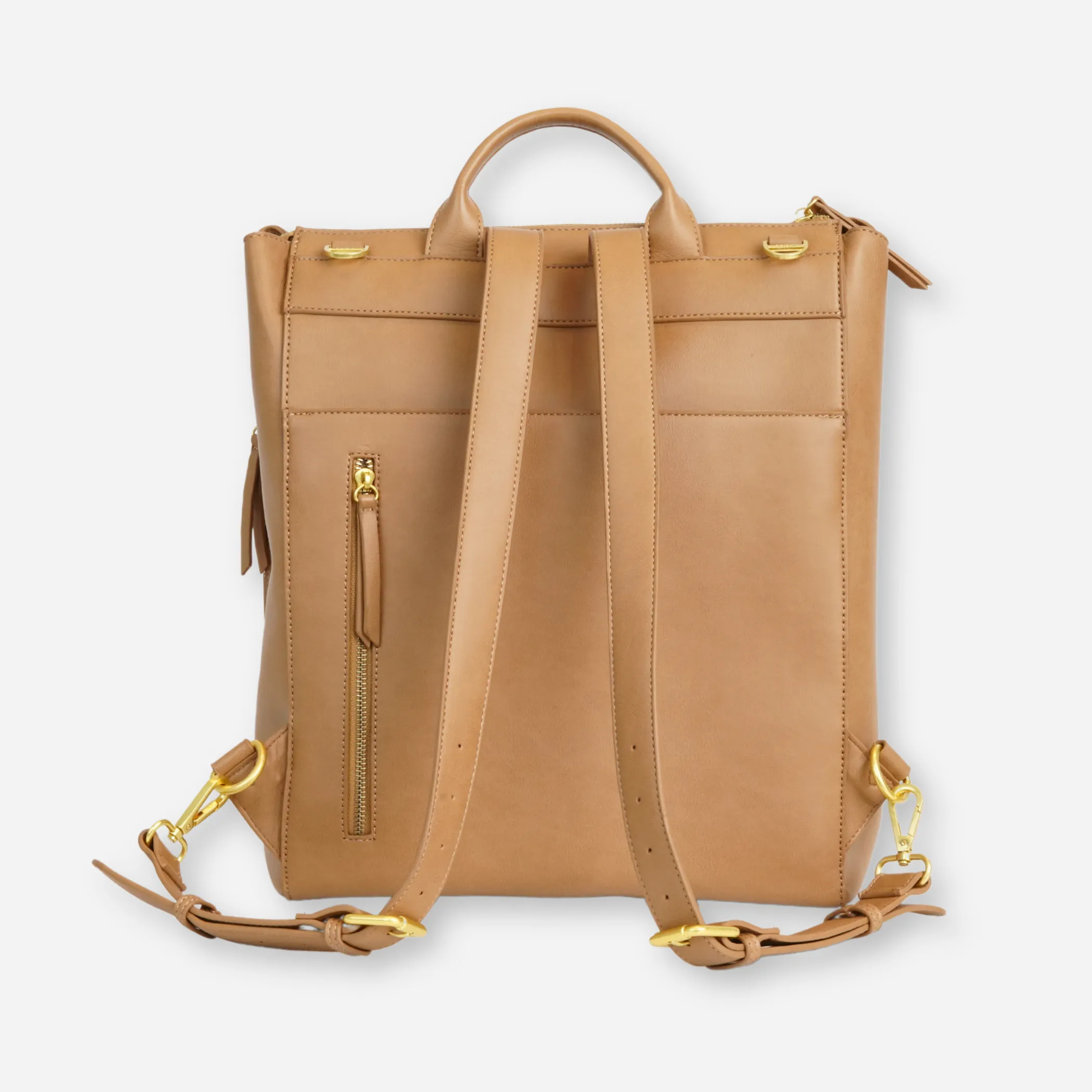 The Square Diaper Bag  -  Tan