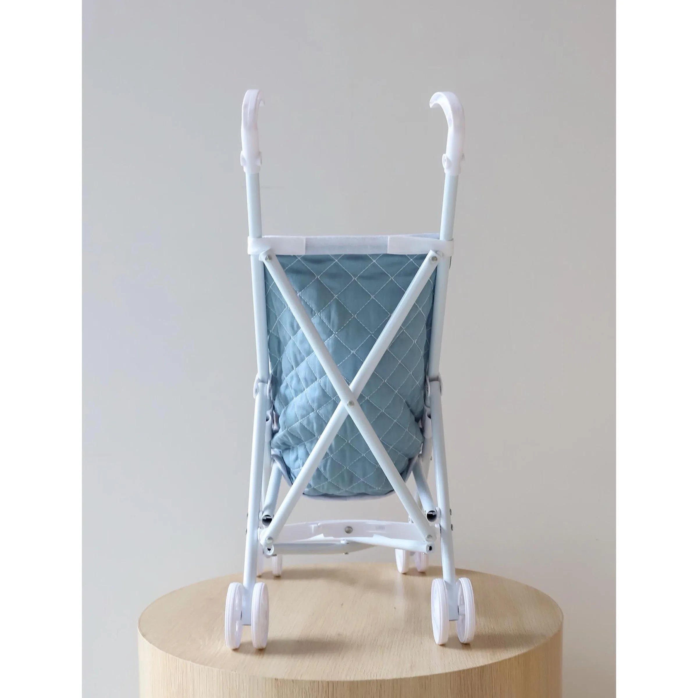 Tiny Harlow Folding Dolls Stroller - Denim