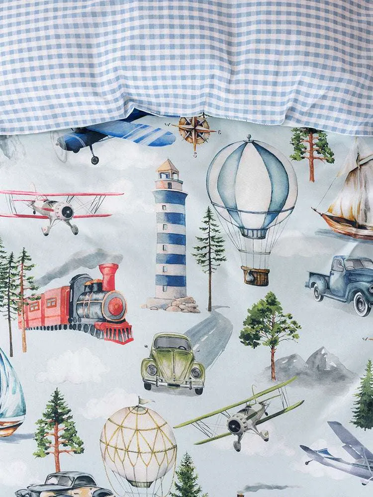 Transport tales duvet cover