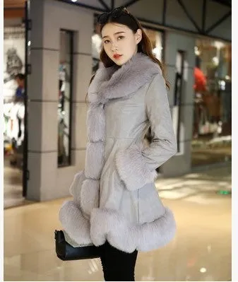 Trendy Faux Fur High Quality Coat