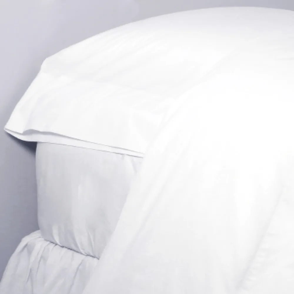 White Cotton Percale Sheet Set