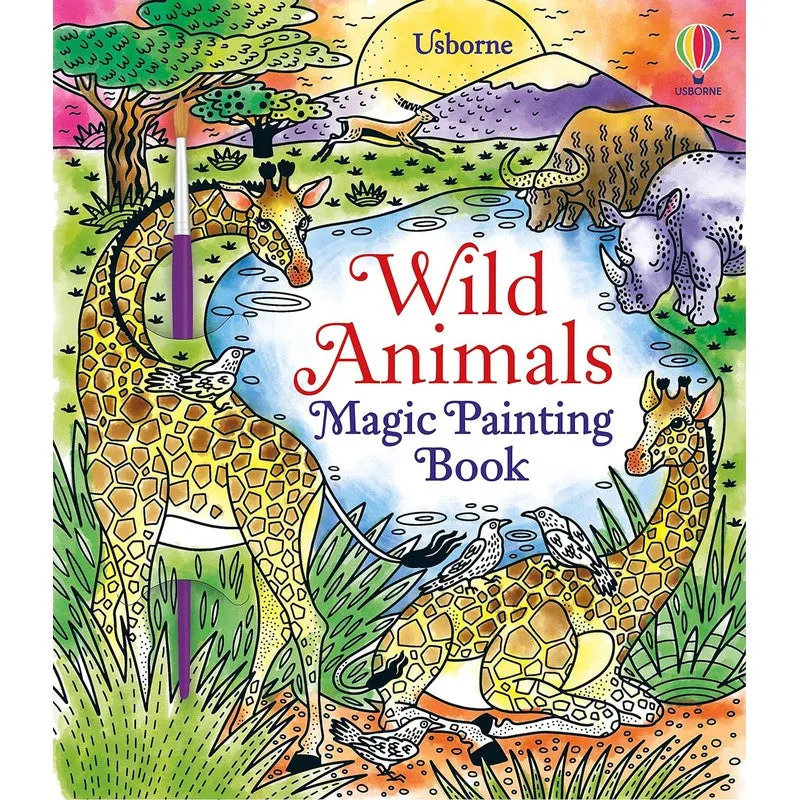 Wild Animals Magic Painting Book