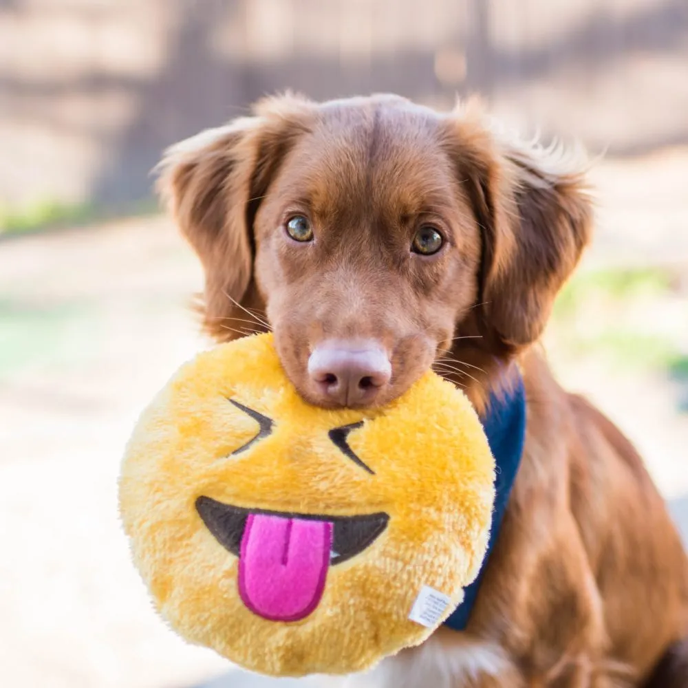 ZippyPaws Emojiz Tongue Out Dog Toy